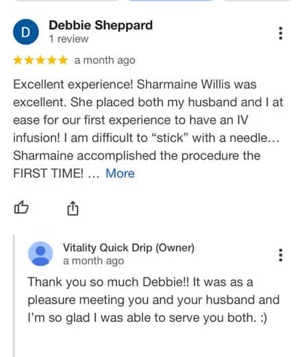 Sharmaine Willis Cust Review 